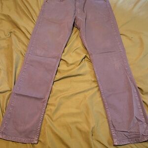 Levi's Purple Straight Jeans Soft Denim